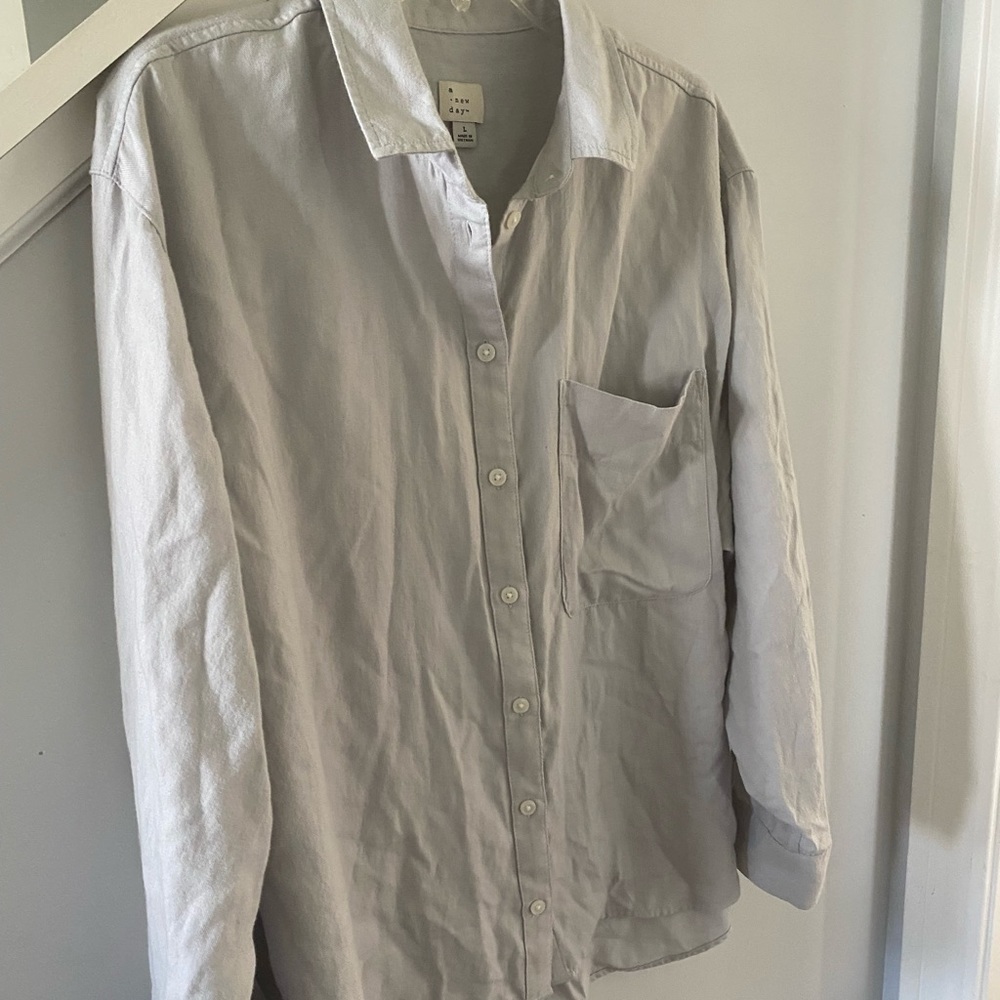 Womens button down shirt